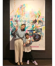 Mr.Children『GIFT for you』🎬✨ | お揃いブルーコーデ💙 親子でMr.Childrenを観に行ける日が来るなんて🥹💓 櫻井さんありがとう🎶(その他)