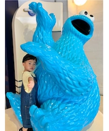 クッキーモンスターに包まれたケンケン💙 | 可愛い🥹💕(その他)