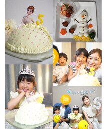 5歳『アナ』🎂 | ⛄️ちらし寿司😋🎶(食器)