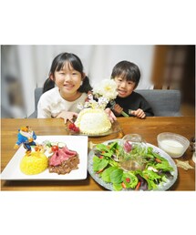 お誕生日おめでとう🥳🎂 | 子供達の喜ぶ姿を見れるのが私も嬉しい🥰お誕生日おめでとう🥳🎂(食器)