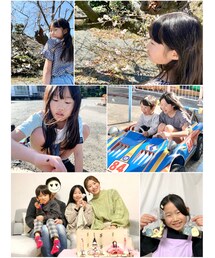 3月の思い出🌸✨ | ひな祭り🎎やホワイトデーのお菓子作り💓　　　　　　実家の思い出の桜とSARA🌸お姉さんになったなぁ🥹　　　　　地元の小規模遊園地で100円の乗り物🏎️                          猛スピードで4回転もしててお値段以上でびっくり🤣(その他)