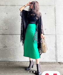 まゆ❤︎ちゃん💓 | レースのポンチョカーデ着用ありがとう💗(ラッピングキット)