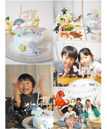 4歳『恐竜』🎂🦖🦕 | 4歳も煮込みハンバーグ🦖💕(食器)