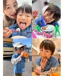 ご褒美スウィーツ🐰🍨 | 運動会のご褒美スウィーツ🥰　　　　　　　　　　　　31アイス🍨ジュース🍹食べ放題のパン🥐　　　　　　　そしてガチャでゲットしたウルトラマン🤩💕(その他)
