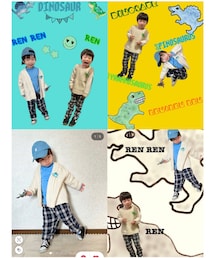 サリちゃんきょうちゃんありがとう🦖💓 | RENの追いコーデ＆コラ画ありがとう🦕💕(ラッピングキット)