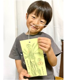 願い事🎋✨ | 七夕🎋の願い事✨毎年誕生日のプレゼントのお願い事になってる🤭💓ヴェノムを自分で描いてくれました👽🦠ヴェノムのフィギュアが我が家にやってくるの恐怖😂(その他)