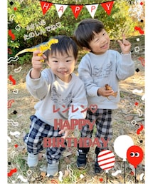 レンレンお誕生日おめでとう🥳🎉 | レンレン9/23お誕生日おめでとう🥳🎉　　　　　　　以前リアルコラボした時の写真でお祝い🥰(ラッピングキット)