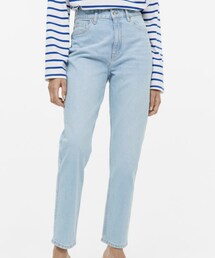 H&M | スリムマムハイアングルデニム(デニムパンツ)