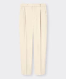 GU | 起毛タックテーパードパンツ(丈標準63.5～67.5cm)(パンツ)