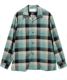 SUGARHILL | RAYON OMBRE PLAID OPEN COLLAR BLOUSE(シャツ/ブラウス)