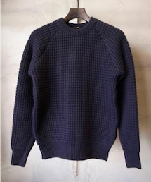 ROTTWEILER | 男臭いワッフル編みのセーター。飽きのこないアイテム(ニット/セーター)