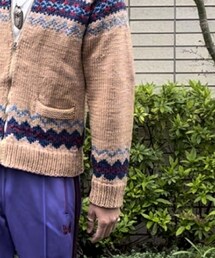 VINTAGE | 70sジップカウチンセーター(ニット/セーター)