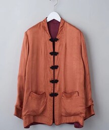 6 | ＜dahl’ia × 6(ROKU)＞SATIN CHINA MOTIF JACKET/ジャケット(ジャケット/アウター)
