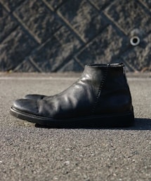 incarnation | Horse Leather Back Zip Short Boots R/S(ブーツ)