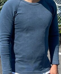 HOLLYWOOD RANCH MARKET | ストレッチフライス　廃番のインディゴカラー(Tシャツ/カットソー)