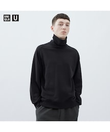 UNIQLO | スウェットタートルネックシャツ(スウェット)