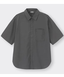 GU | ブロードオーバーサイズシャツ(シャツ/ブラウス)