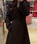 ZARA(ザラ)の「ジャケット/アウター(ノーカラーコート)」