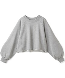 GRL | カットオフステッチショート丈裏毛スウェット[pm118](スウェット)
