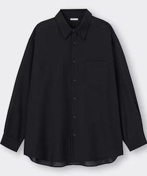 GU | シアーオーバーシャツ(シャツ/ブラウス)