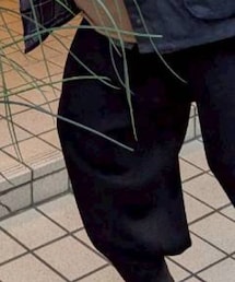 Yohji Yamamoto POUR HOMME | ARMY GABARDINE DRAPE PANTS(スラックス)