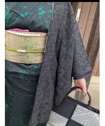 ラメ柄×羽織 | 着物