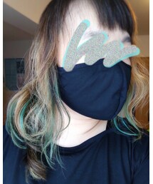 初めてのカラーバター | 水色のカラーバター使用(ボディ・ヘアケア)