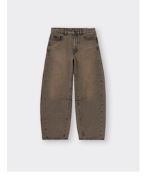 GU | バレルレッグジーンズ(デニムパンツ)