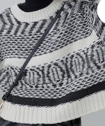 COLONY 2139 | ジャガードクロップドニット(ニット/セーター)