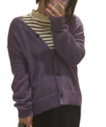 しまむら | パープルカーディガン(カーディガン/ボレロ)