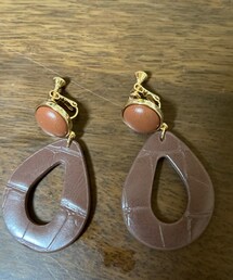 GU | レザーイヤリング(イヤリング)