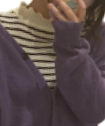 しまむら | ボーダーメロウタートルトップス(その他トップス)