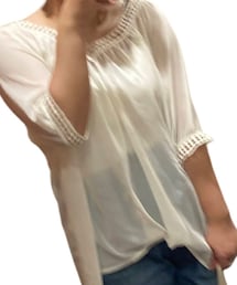 AS as know as | クロシェ編みブラウス(シャツ/ブラウス)