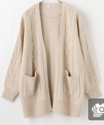 Honeys | 釦レスカーディガン(カーディガン/ボレロ)