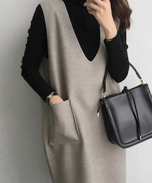 GORGE | シアーつきジャンパースカート(ジャンパースカート)