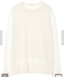 AMERICAN HOLIC | シアーニットプルオーバー(ニット/セーター)