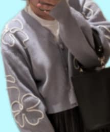 LUDIC PARK | クローバー柄ニット(ニット/セーター)