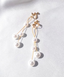 K.ACCE | K.ACCE // パールロングイヤリング earring / KA4(イヤリング)