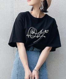 EACH. | OVERSIZED PRINT TEE(Tシャツ/カットソー)