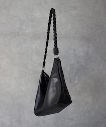 【Aran】 AMIKOMI SHOULDER BAG / 編み込みレザーショルダーバッグ