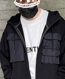 G-STAR RAW | E Zip Through Hooded Pocket(ミリタリージャケット)