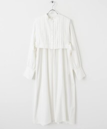 SENSE OF PLACE by URBAN RESEARCH | タックベストレイヤードワンピース／OFF WHITE／one size／7,950taxin(シャツワンピース)