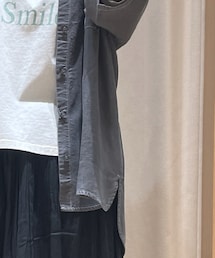 Samansa Mos2 blue | シャツ/ブラウス