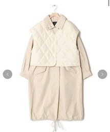 w closet | 【マルチウェイ】キルトベスト＋コート2set、値段￥11000(税込)(ジャケット/アウター)