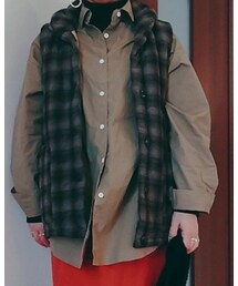 goro's | 旦那から拝借したベスト😁(ダウンベスト)