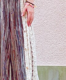 クロシェ編みロングジレ