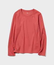 UNIQLO | スムースストレッチコットンクルーネックT（長袖）(Tシャツ/カットソー)
