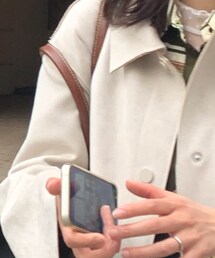 ZARA | ノーカラーコート