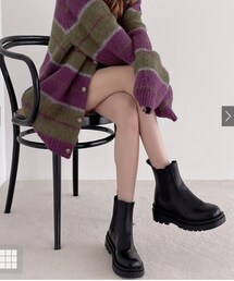 GRL | 厚底サイドゴアレザーブーツ(ブーツ)