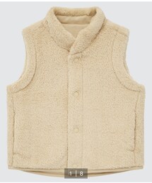 UNIQLO | ファーフリースリバーシブルベスト(その他ベビー用品)